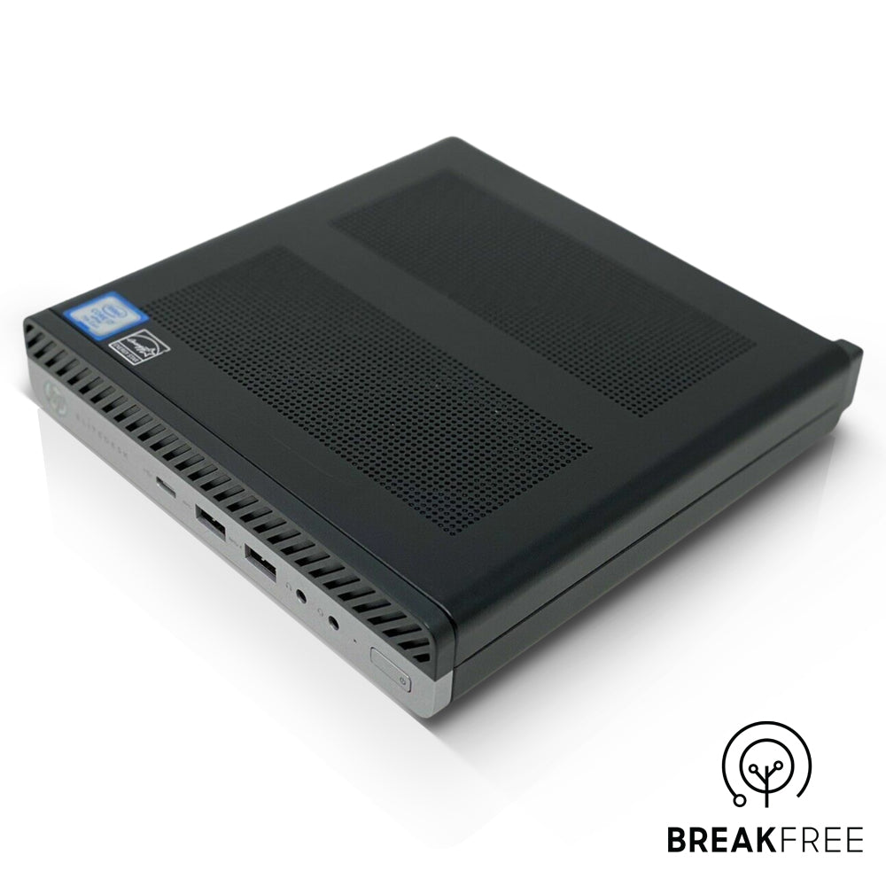HP EliteDesk 800 G5 Mini PC i7 9700 16GB RAM 256GB SSD 4K VGA WiFi Bluetooth