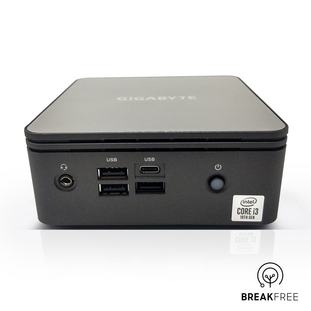 GIGABYTE Brix GB-BRi3H-10110 Mini PC i3 10110U 4.1GHz 8GB RAM 256GB SSD