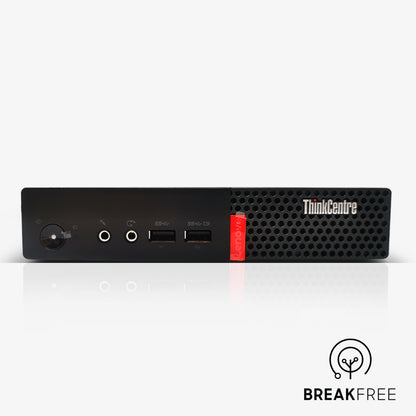 Lenovo ThinkCentre M910q Tiny PC i3 7100T 3.4GHz 8GB RAM 256GB SSD 4K