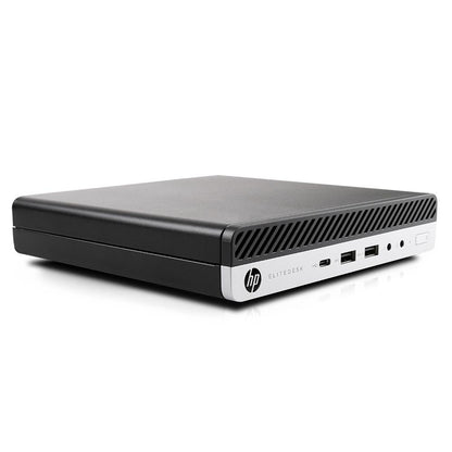 HP EliteDesk 800 G4 Mini PC i5 8600T 3.7GHz 16GB RAM 256GB SSD DP 4K