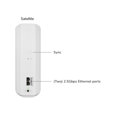 NETGEAR ORBI RBE770 BE11000 Tri-Band WiFi 7 Mesh Satellite 2.5G Multi-Gig