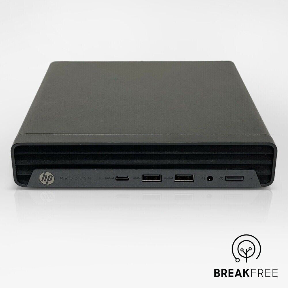 HP ProDesk 400 G6 Mini PC i5 10500T 3.8GHz 16GB RAM 256GB SSD 500GB HDD WiFi Bluetooth VGA