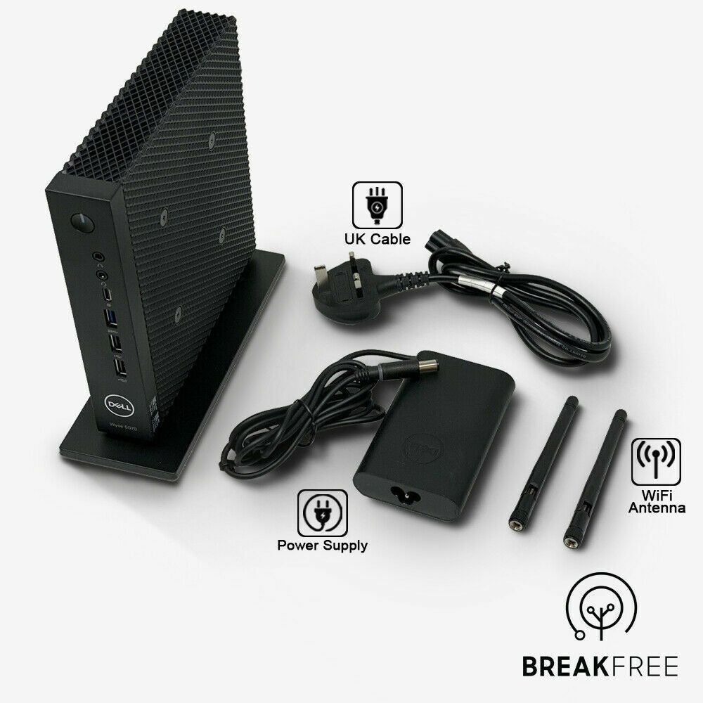 Dell Wyse 5070 Fanless Mini PC WiFi Bluetooth – Breakfree Computers